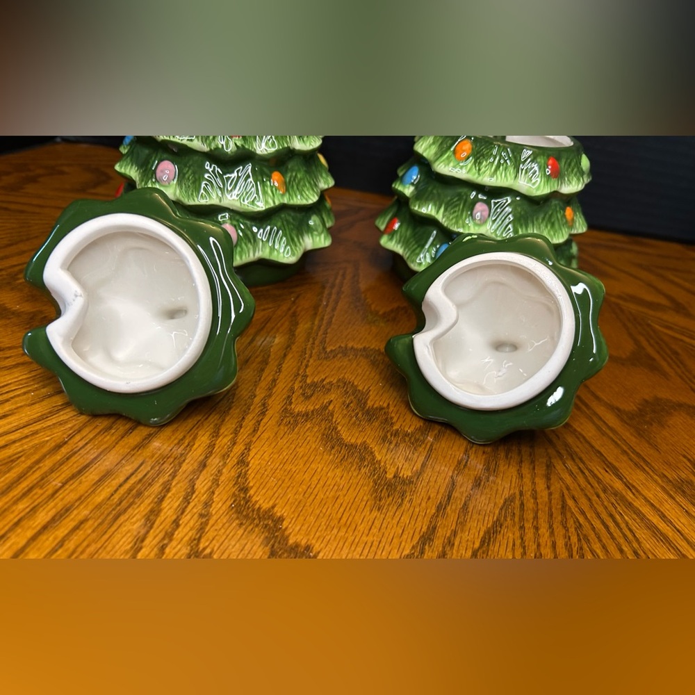 Mr. Christmas Green Nostalgic Tree Mug w/ Lid Spoon 16 oz Classic Set of 2 NEW - Picture 9 of 14